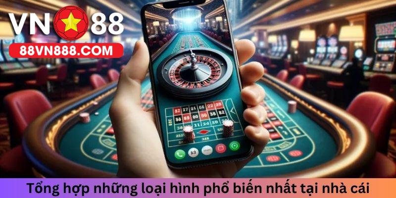 Tổng hợp những loại hình live casino phổ biến nhất tại 88VN