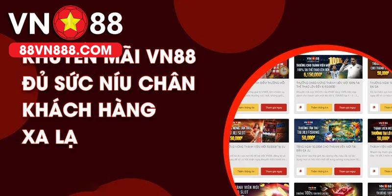 Khuyến mãi 100% giá trị khi bạn nạp lần đầu VN88